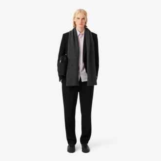 Camisas de botões às riscas de corte regular para homem