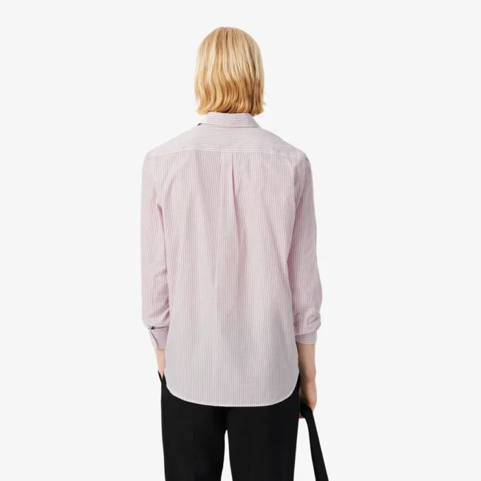 Camisas de botões às riscas de corte regular para homem