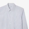 Camisas de botões às riscas de corte regular para homem