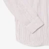 Camisas de botões às riscas de corte regular para homem