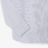 Camisas de botões às riscas de corte regular para homem