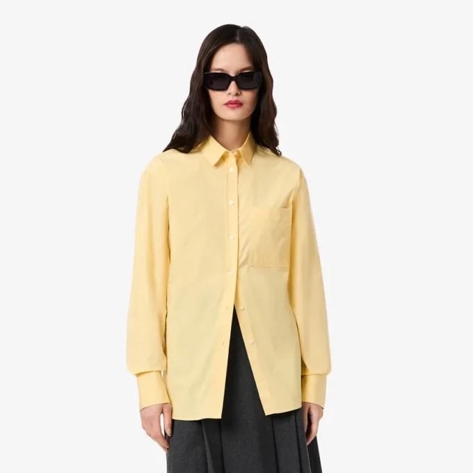 Camisas oversized em algodão para mulher