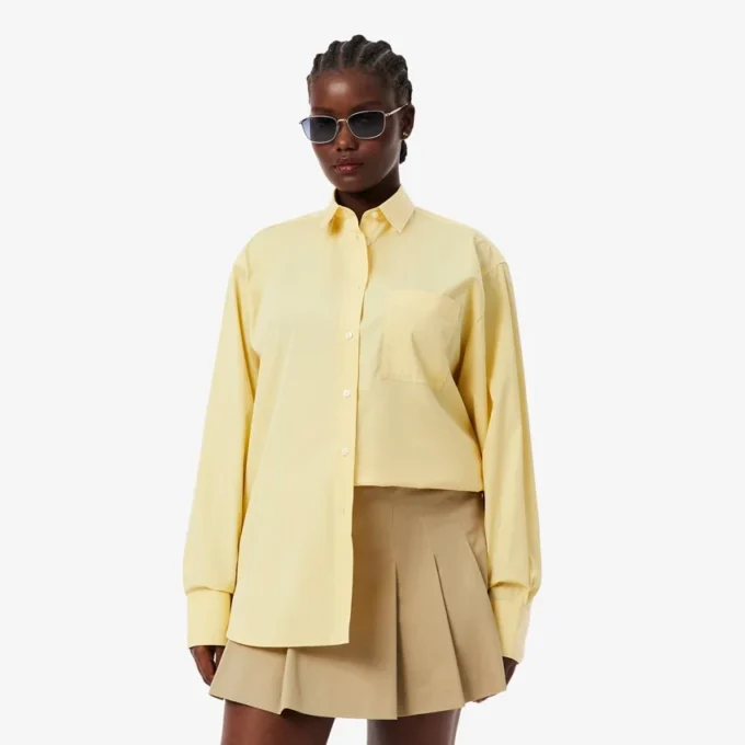 Camisas oversized em algodão para mulher