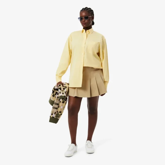 Camisas oversized em algodão para mulher