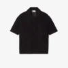 Camiseta com croco em malha rendada