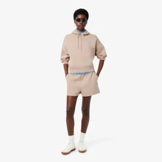 Camisola com capuz ajustável oversized