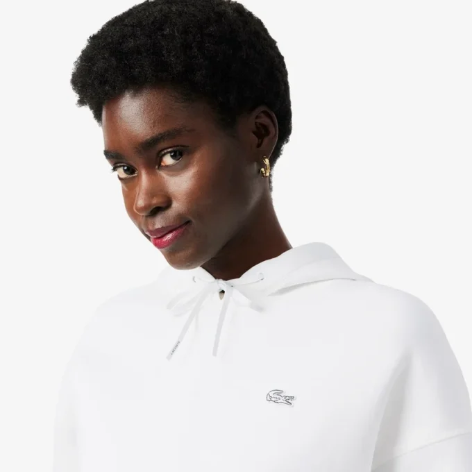 Camisola com capuz ajustável oversized