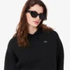 Camisola com capuz ajustável oversized