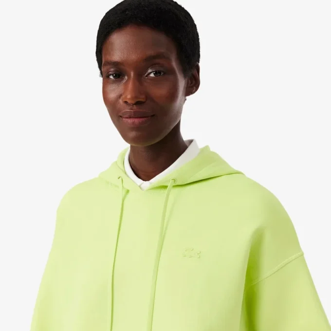 Camisola com capuz ajustável oversized