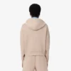 Camisola com capuz ajustável oversized