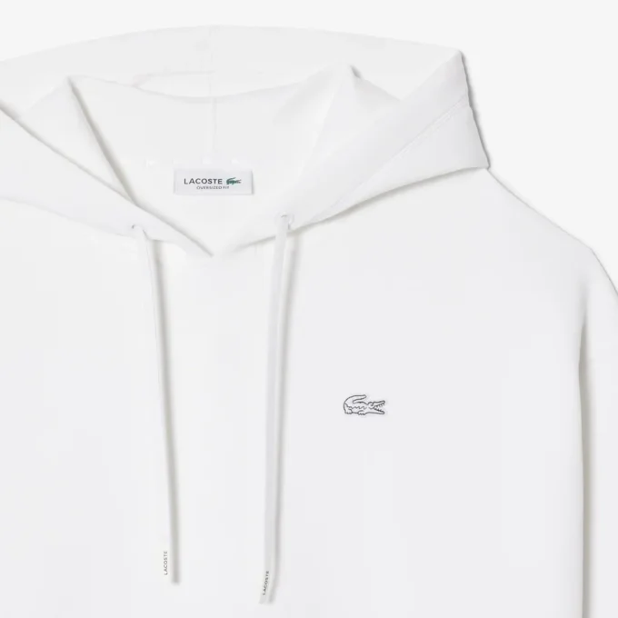 Camisola com capuz ajustável oversized