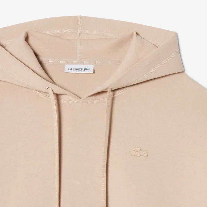 Camisola com capuz ajustável oversized