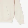 Camisola com capuz bordada de corte largo para homem