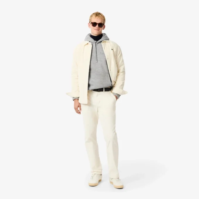 Camisola com capuz bordada para homem