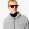 Camisola com capuz bordada para homem