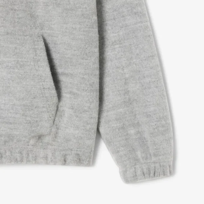 Camisola com capuz bordada para homem