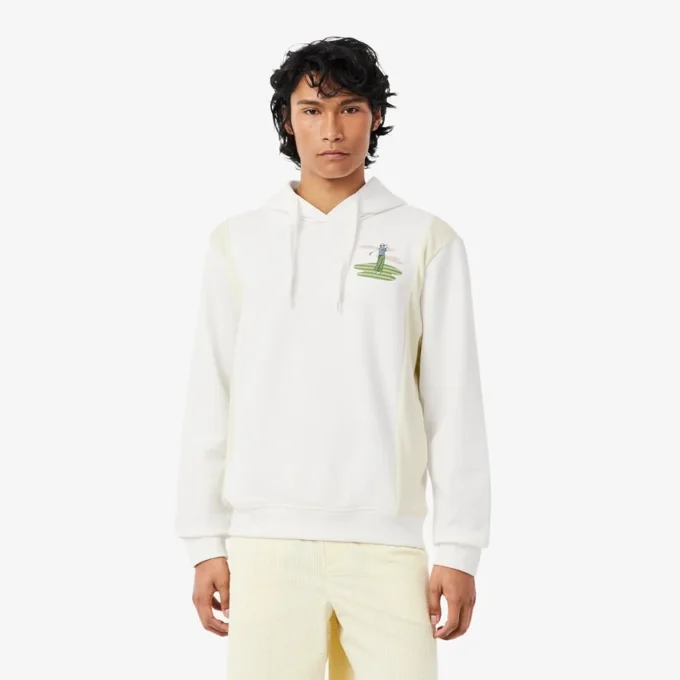 Camisola com capuz com estampado de Golfe