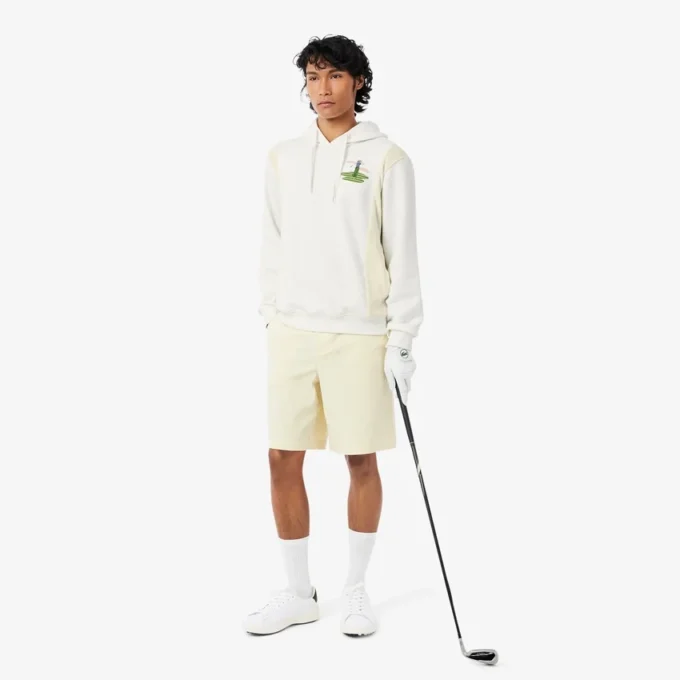 Camisola com capuz com estampado de Golfe