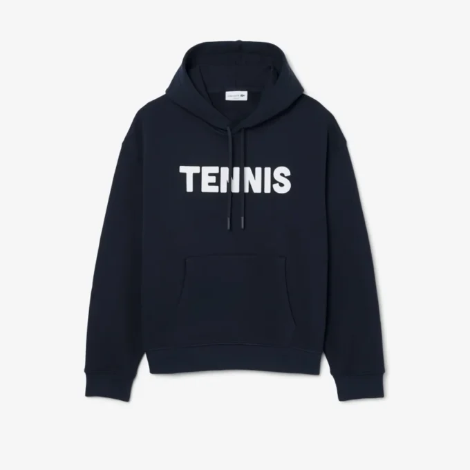 Camisola com capuz com estampado de ténis