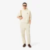 Camisola com capuz de corte largo e estampado