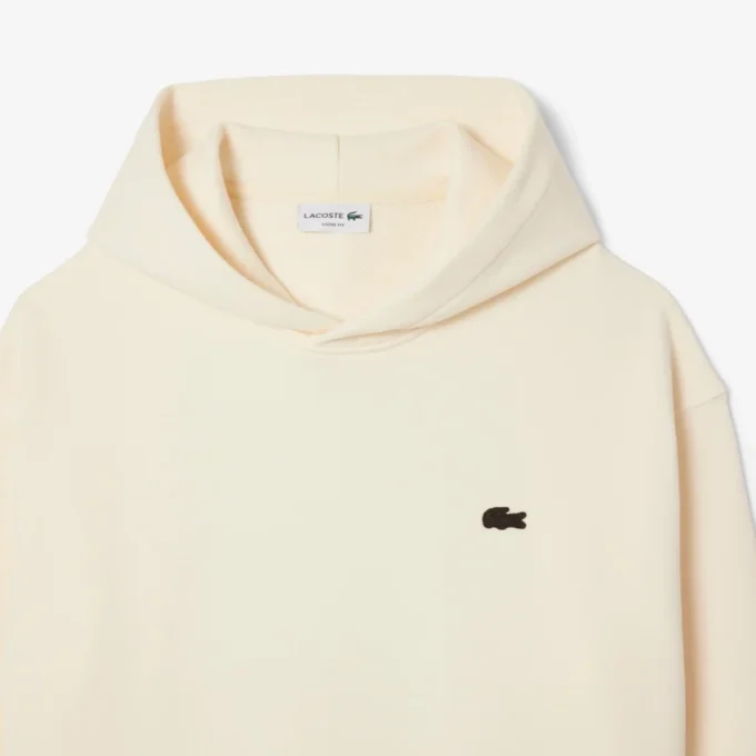 Camisola com capuz de corte largo e estampado