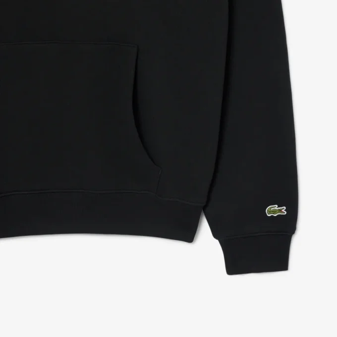 Camisola com capuz de corte largo e estampado