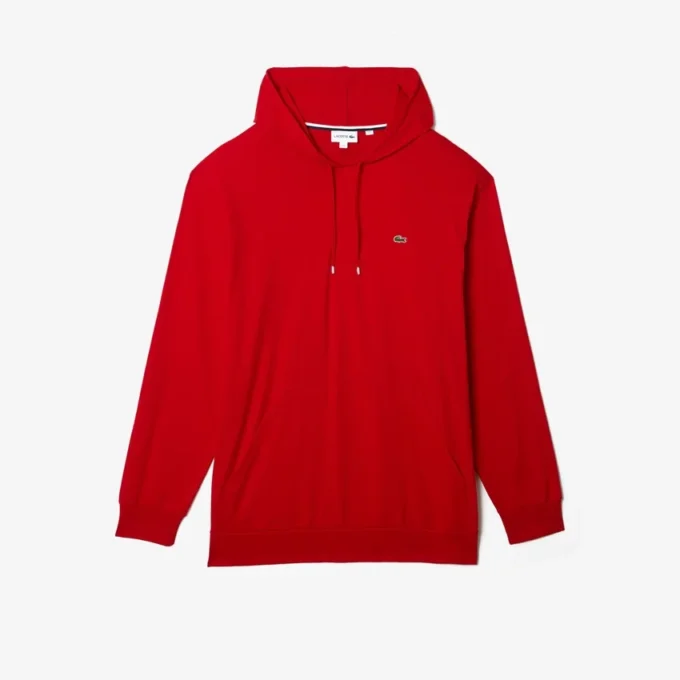 Camisola com capuz de corte largo para homem
