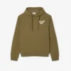 Camisola com capuz de golfe em malha polar estampada para homem