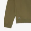 Camisola com capuz de golfe em malha polar estampada para homem