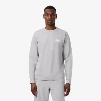 Camisola com capuz de malha polar para homem
