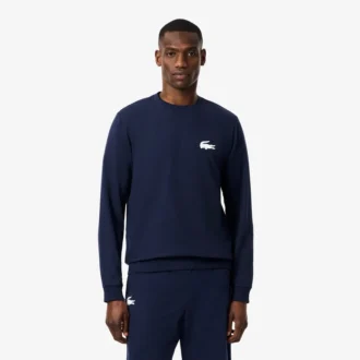 Camisola com capuz de malha polar para homem