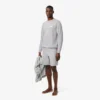 Camisola com capuz de malha polar para homem