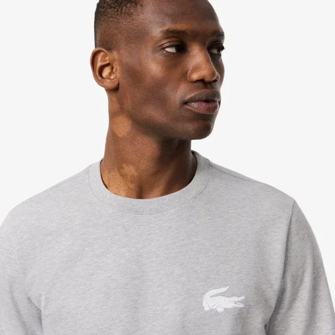 Camisola com capuz de malha polar para homem
