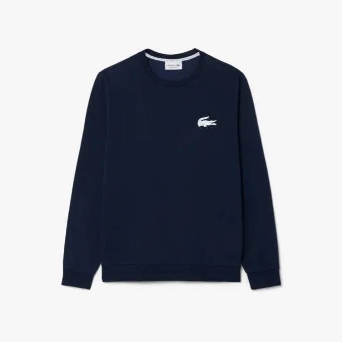Camisola com capuz de malha polar para homem