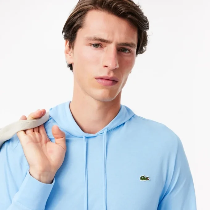Camisola com capuz de manga comprida para homem