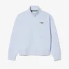 Camisola com capuz e fecho de correr, corte descontraído