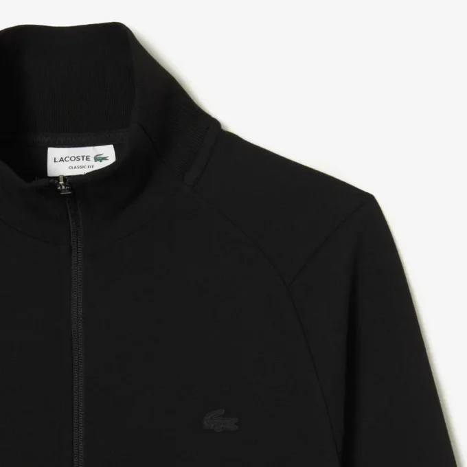 Camisola com capuz e fecho de correr de gola alta para homem