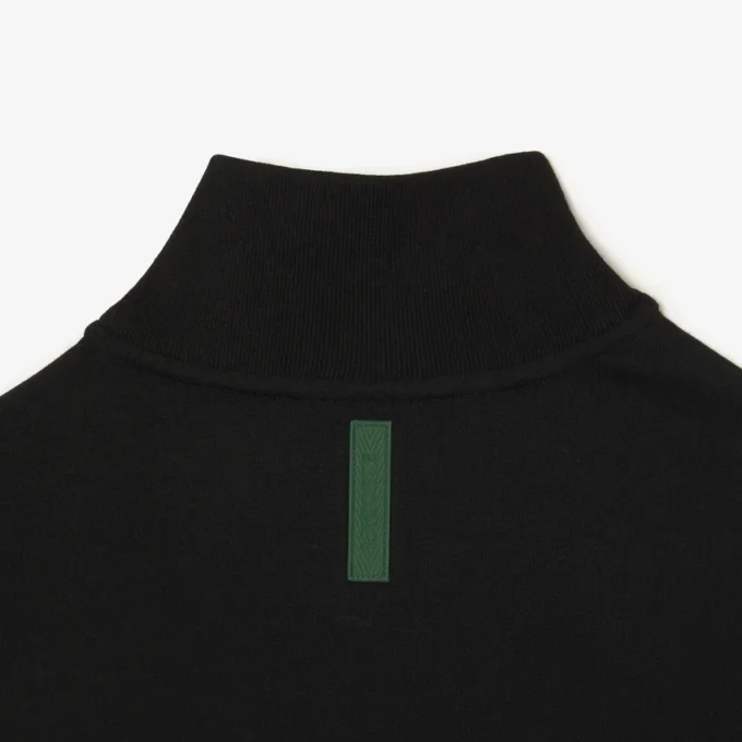 Camisola com capuz e fecho de correr de gola alta para homem