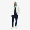 Camisola com capuz e fecho de correr para homem