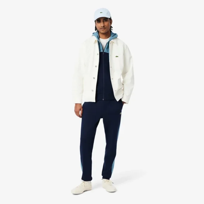 Camisola com capuz e fecho de correr para homem