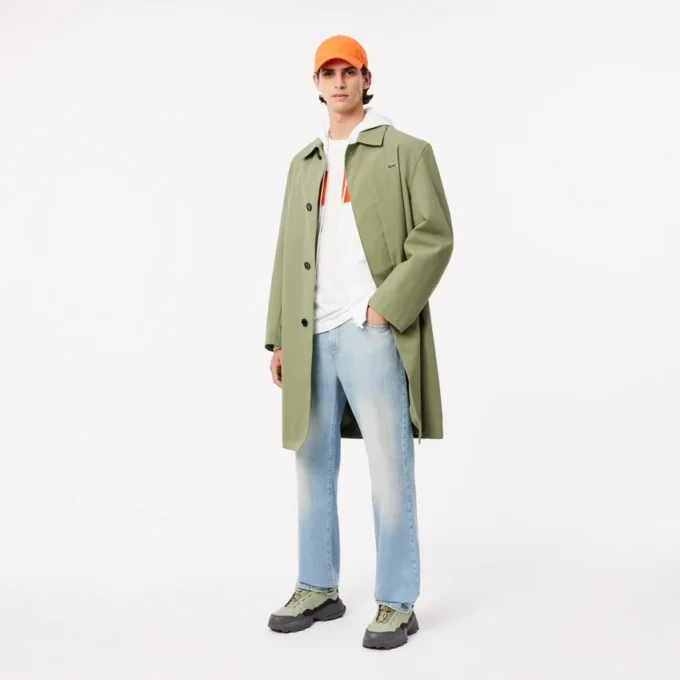 Camisola com capuz e fecho de correr para homem