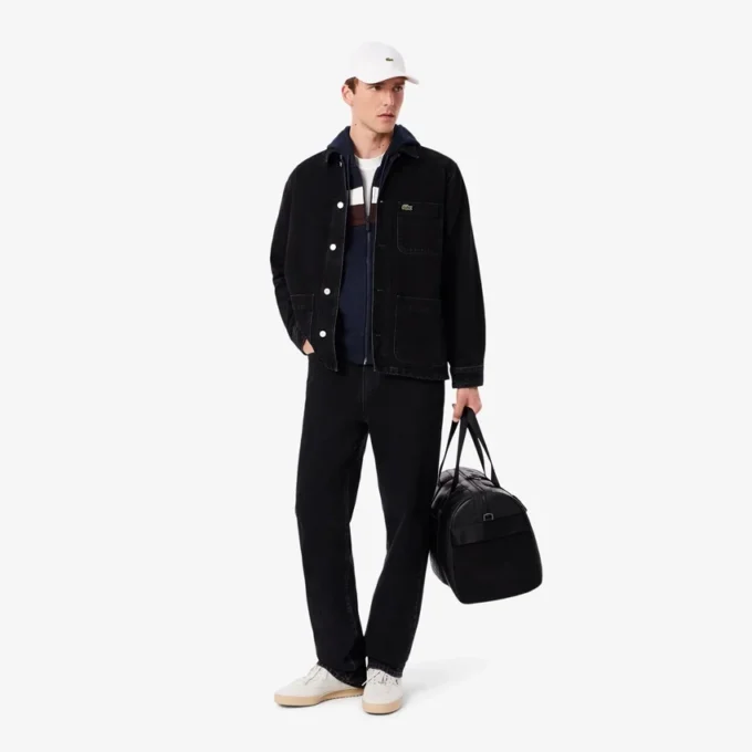 Camisola com capuz e fecho de correr para homem