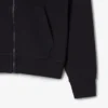 Camisola com capuz e fecho de correr para mulher