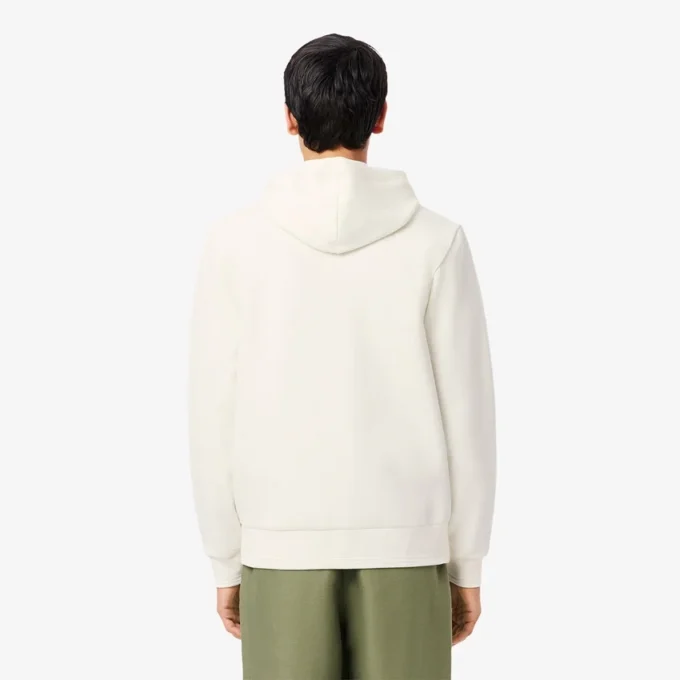 Camisola com capuz e fecho de correr Piqua de corte clássico para homem