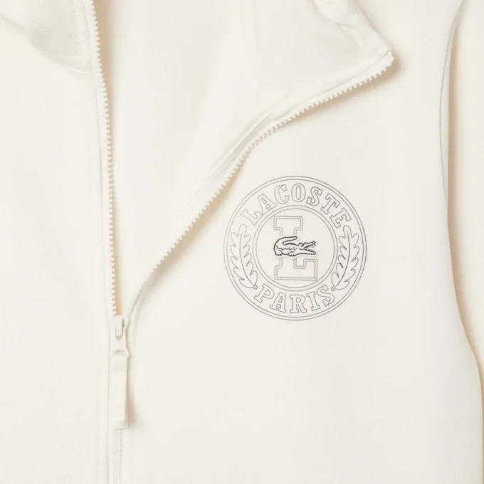 Camisola com capuz e fecho de correr Piqua de corte clássico para homem