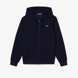 Camisola com capuz e fecho para homem