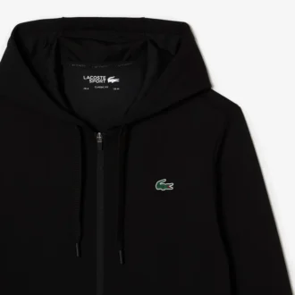 Camisola com capuz e fecho para homem