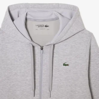 Camisola com capuz e fecho para homem
