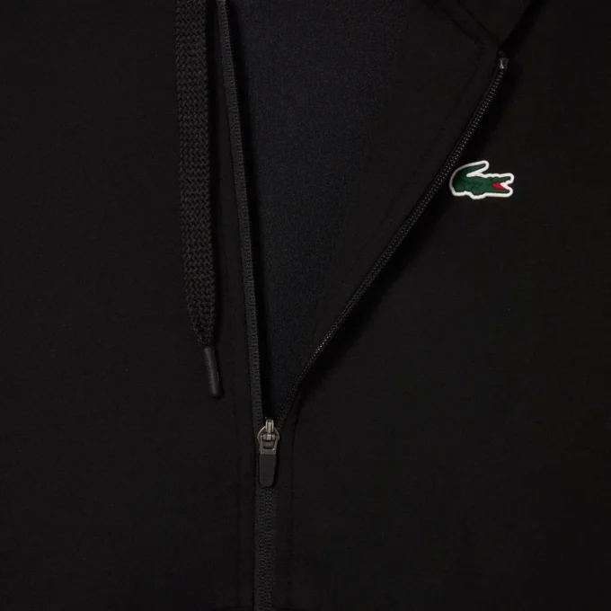 Camisola com capuz e fecho para homem
