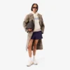 Camisola com capuz e logótipo em malha polar para mulher